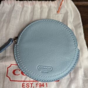 Coach Light Blue Coin Purse